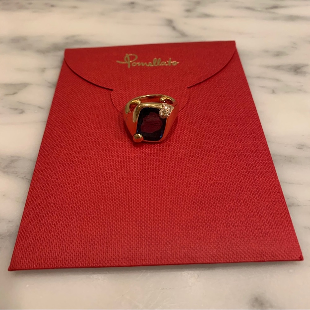 Pomellato Ritratto Topaz & Diamond Ring - Picture 2 of 15